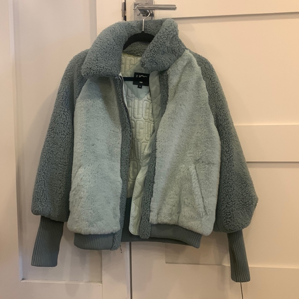 UGG Augusta Sherpa Baseball Jacket (XS) BNWT